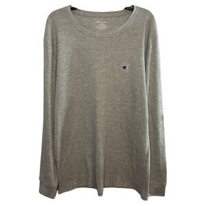 Champion Sleep Shirt Grey‎ Thermal Crewneck in Size XL  NWT Men’s